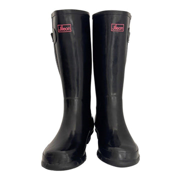 NEW - Wide Calf Wellies - Black Glossy - Regular Fit in Foot and Ankle - 37 to 49cm Calf - Jileon Wellies