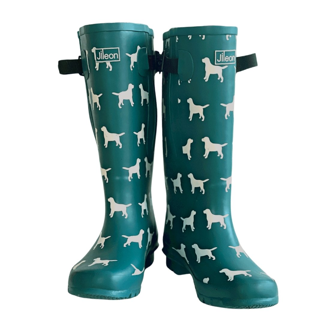 Extra Wide Calf Wellies 40 57cm Calf Wide in Foot and Ankle Jileon Wellies