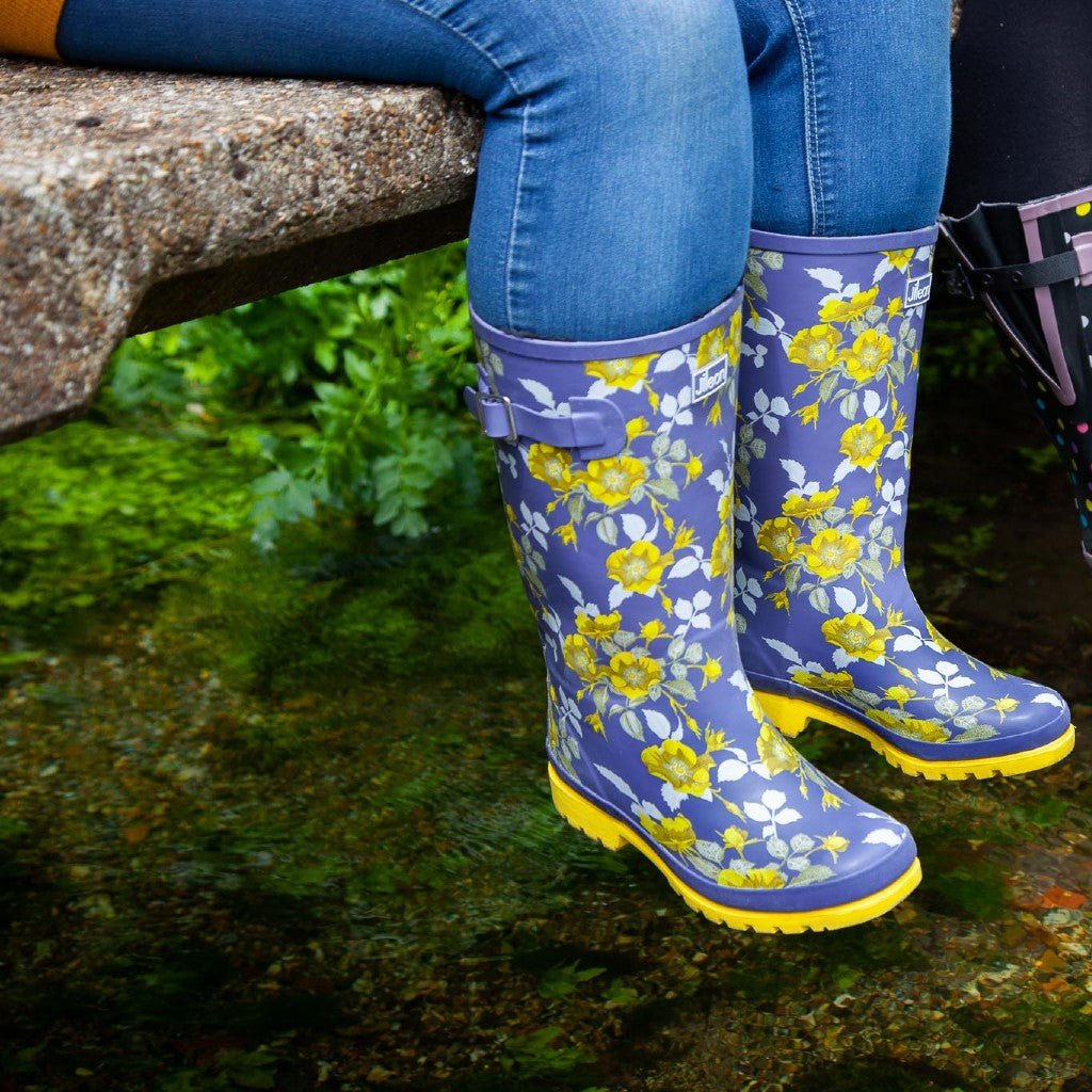 Ladies floral wellies hotsell